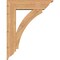 Ekena Millwork Thorton Traditional Smooth Bracket w/ Offset Brace, Western Red Cedar, 7 1/2"W x 28"D x 36"H BKT0806X28X36THR01SWR - alternate 4